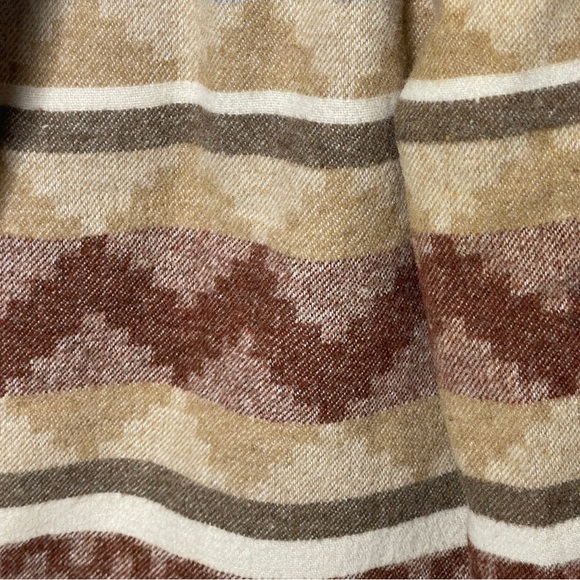 Requirements Vintage Aztec Wool Blend Career Style Blazer Jacket Boho Santa Fe - Picture 7 of 7